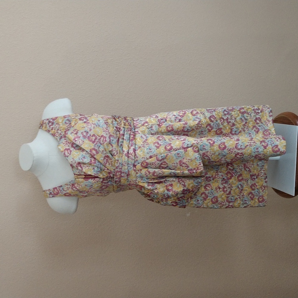 Zac Posen for Target Floral Brocade Bow Dress Size 1